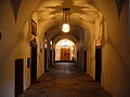 Inside the monastery entrance