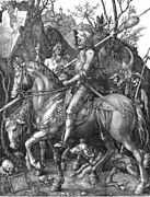 Albrecht Dürer, Knight, Death and the Devil 1513, – Military and War