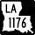 Louisiana Highway 1176 marker