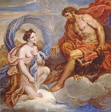 Iris and Jupiter by Michel Corneille the Younger (1701)