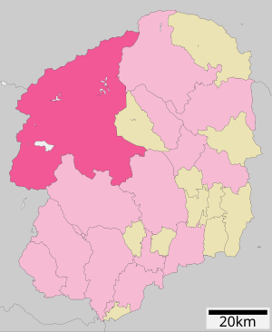 Lage Nikkōs in der Präfektur