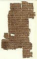 𝔓37 is a fragment of the Gospel of Matthew containing nomina sacra.