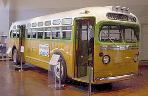 Montgomery Bus that made Rosa Parks notable