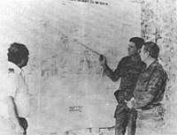 Soviet Armed Forces advisers help plan operations during the Angolan Civil War.