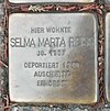 Stolperstein Selma Marta Reiss