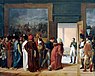 Der persische Gesandte Mirza Mohammad Reza Qazvini trifft Napoleon auf Schloss Finckenstein, 27 April 1807