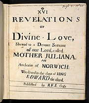 Revelations of Divine Love (title page, 1675 edition)