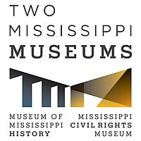 Two Mississippi Museums (Museum of Mississippi History and Mississippi Civil Rights Museum Logo)