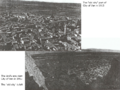 The bird's eye view of the city in 1913 and 1915