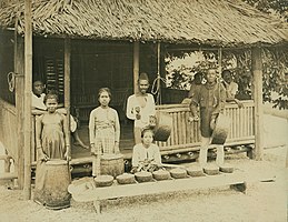 Sama-Bajau musicians at the Philippine Reservation of the Louisiana Purchase Exposition (1904)