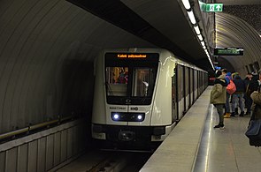 Baureihe AM4-4 der U-Bahn Budapest, Ungarn (baugleiche Züge werden auch in Istanbul verwendet)
