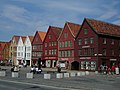 Image 22Bryggen in Bergen, once the centre of trade in Norway under the Hanseatic League trade network, now preserved as a World Heritage Site (from History of Norway)