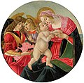 Madonna and Child with Angels, 1475, Sandro Botticelli