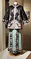 Han Chinese embroidered silk lady's jacket and pleated skirt, c. 1900.