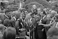 Image 18Leaders of the March on Washington speak to the news media after meeting with President Kennedy at the White House. (from March on Washington for Jobs and Freedom)