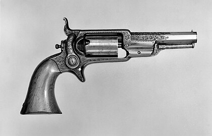 Colt Model 1855 Pocket Percussion Revolver, Serial no. 4460 (1855)