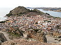 Copacabana and Lake Titicaca as seen from Pachat'aqa