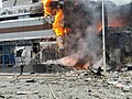 Aftermath of a missile strike on a shopping mall in Dnipro (Dnipropetrovsk Oblast) on December 29, 2023