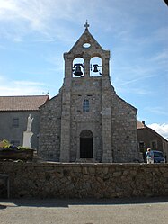 The church in Lachamp-Raphaël