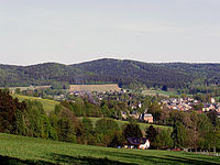 Landschaft bei Erlbach