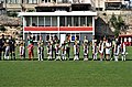 Fenerbahçe women's squad in the away match of the 2021-22 Turkish Women's Football Super League play-off against Fatih Karagümrük women's.