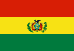 15:22 Kriegsflagge Boliviens zu Land