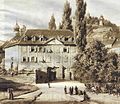 Graz. The Neutor in 1883-Neutorgasse