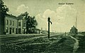 Postcard of the old railway station (1919-1924_
