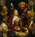 Jacob Jordaens (1593–1678) Cleopatra's Feast hier 1653 Gelbkopfamazone