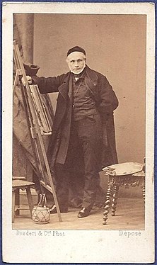 Le peintre Joseph-Nicolas Robert-Fleury, années 1860