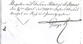 Final paragraph of a German contract from 1750 signed by George II, King of Great Britain and Elector of Hanover. It contains a mixture of Kurrent and 'Latin font' scripts.