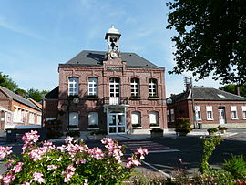 The town hall in Walincourt-Selvigny