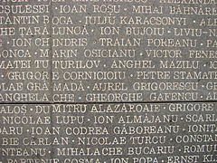 Names of the victims written on the walls