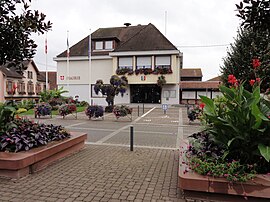 The town hall in Mommenheim