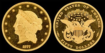 NNC-US-1877-G$50-Half Union gold pattern (J-1548)