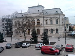 The Vaslui County court building from the interwar period, later functioned as Vaslui city hall.