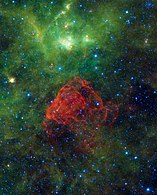 Puppis A, which is a supernova remnant