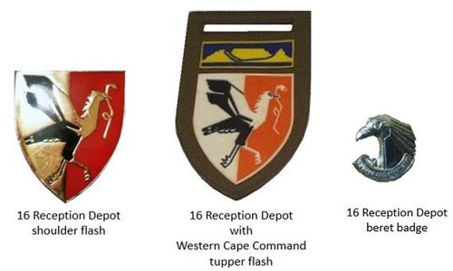 SADF era 16 Reception Depot insignia