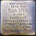 Stolperstein für Rosa Stein (Werthmannstraße 1)