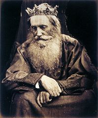 Study of King David, by Julia Margaret Cameron. Depicts Sir Henry Taylor, 1866.