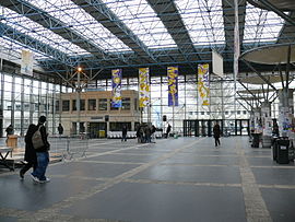 The entrance hall to the Paris XIII University in Villetaneuse