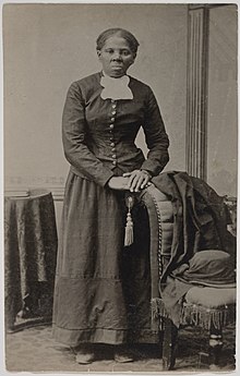 Photo of Tubman standing