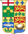 1868-1870, quartering the arms of the four founding provinces
