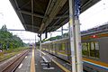 The Tsurumi Line mainline platforms (1 and 2), June 2015