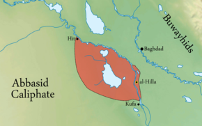 Emirate of Banu Mazyad c. 1086