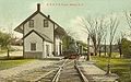Boston & Maine Railroad depot in 1909