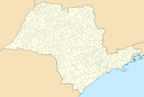 Map showing the location of Serra do Mar State Park