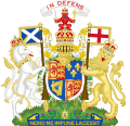 Coat of Arms of Great Britain as used in Scotland, 1707-1714