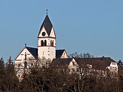 Former Franciscan abbey upon the Klosterberg (abbey hill) in the east of Kelkheim.