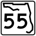 State Road 55 marker